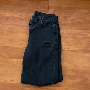 american eagle Black ripped jeans